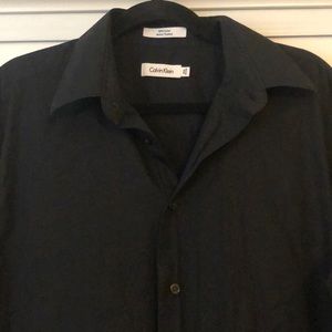 Calvin Klein black dress shirt